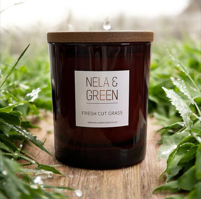 Fresh Cut Grass Luxury Scented Candle