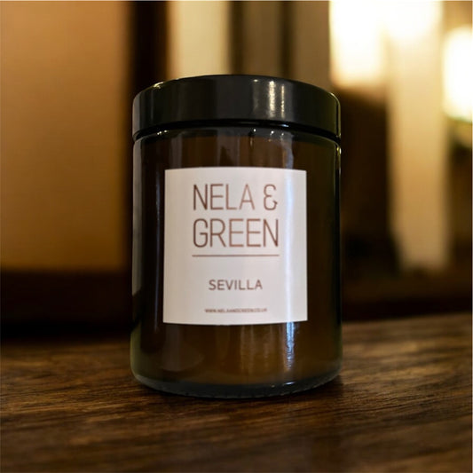 Sevilla Luxury Scented Candle, Reed Diffuser and Room & Linen Spray