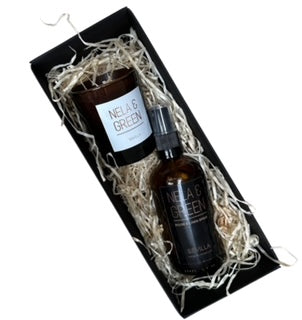 Gift Box - Small Candle and Room & Linen Spray